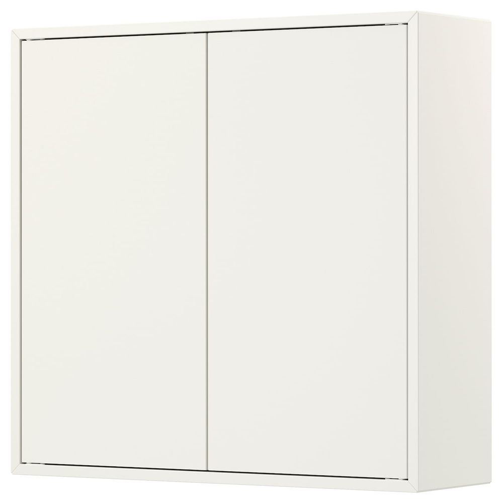 Шкаф с 2 дверцами и 2 полками, белый 70x25x70 см IKEA EKET ЭКЕТ 403.593.89 - фото 1