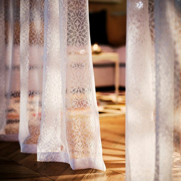 Гардины, 2 шт., белый с оттенком 145x300 см IKEA HEMBJUDEN ХЕМБЬЮДЕН 705.120.02 - схема-чертеж с размерами