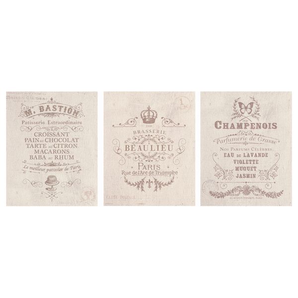 Набор постеров, 3 штуки ТРИЛЛИНГ, Старинные документы (40x50 см) - фото 1