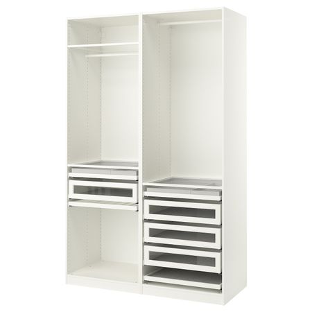 Гардероб, комбинация, белый 150x58x236 см IKEA PAX ПАКС 193.242.50