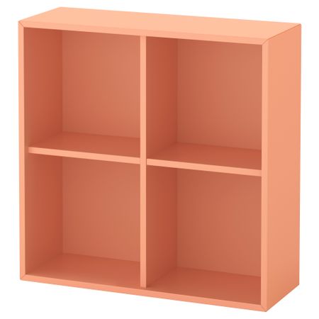 Шкаф с 4 отделениями ЭКЕТ, светло-оранжевый (70x25x70 см)