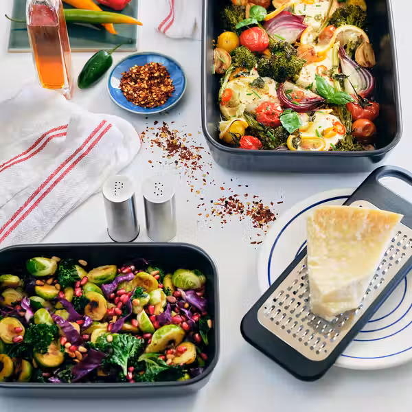 PLATS Солонка/перечница, 2 штуки - нержавеющ сталь - фото 4