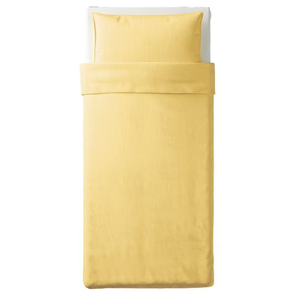 Пододеяльник и 1 наволочка, светло-желтый 150x200/50x70 см IKEA ÄNGSLILJA ЭНГСЛИЛЬЯ 704.671.51 - схема-чертеж с размерами