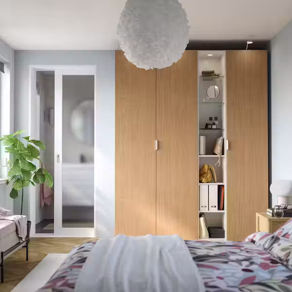 PAX / STORKLINTA СТОРКЛИНТА Гардероб, комбинация - схема-чертеж с размерами