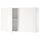 Навесной шкаф с дверями, глянцевый белый 120x75 см IKEA KNOXHULT КНОКСХУЛЬТ 203.369.21