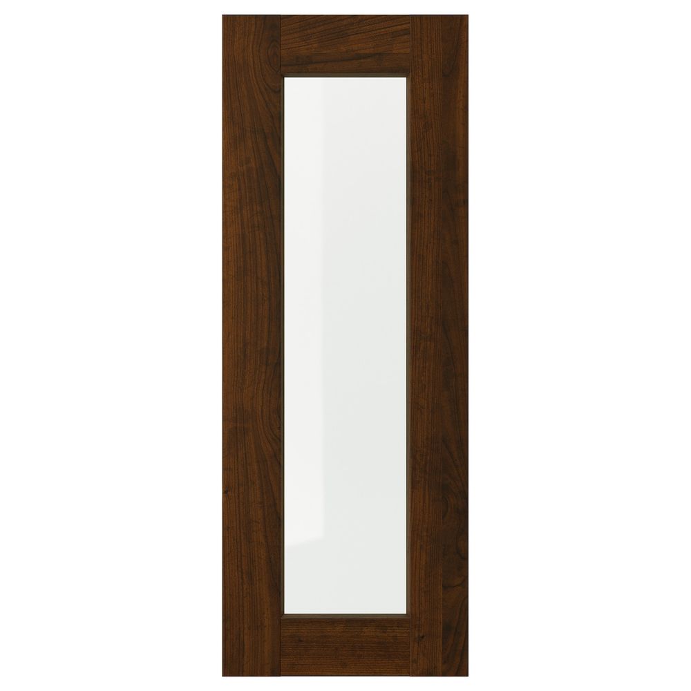 Стеклянная дверь, под дерево коричневый 30x80 см IKEA EDSERUM ЭДСЕРУМ 903.686.59 - фото 1