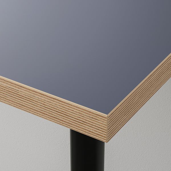 Стол, черный, синий 150x75 см IKEA ЛИННМОН / АЛЕКС 193.039.93 - схема-чертеж с размерами