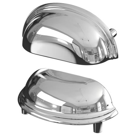 Ручка ФОГЕЛЬБУДА, хромированный (85 мм)