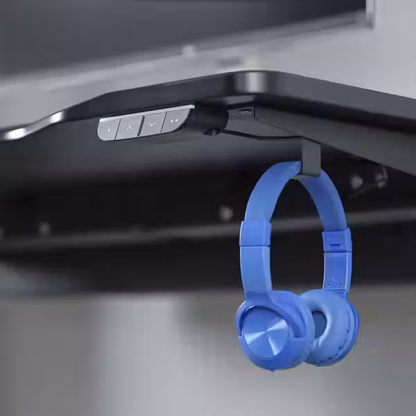 UTMANING УТМАНИНГ Геймерский стол-трансформер - электрический/чёрный 160x80 см - фото 6