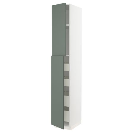 Высокий шкаф, 2 дверцы, 4 ящика IKEA METOD МЕТОД, MAXIMERA МАКСИМЕРА 494.568.66