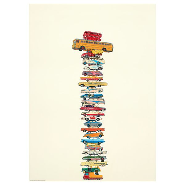 Постер, Автомобили 50x70 см IKEA BILD БИЛЬД 104.860.63 - фото 1