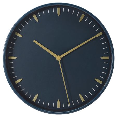 Настенные часы, синий 26 см IKEA SKÄRIG СКЭРИГ 304.031.75