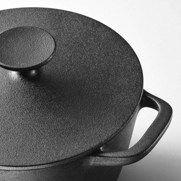 Кастрюля с крышкой, чугун 3 л IKEA VARDAGEN ВАРДАГЕН 604.370.51 - фото 8