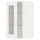 Навесной шкаф, полки, стеклянная дверца, 30x60 cm IKEA METOD МЕТОД 694.735.01