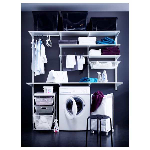 Мешок для хранения на опоре/колесики АЛЬГОТ, белый (56 л) - фото 3