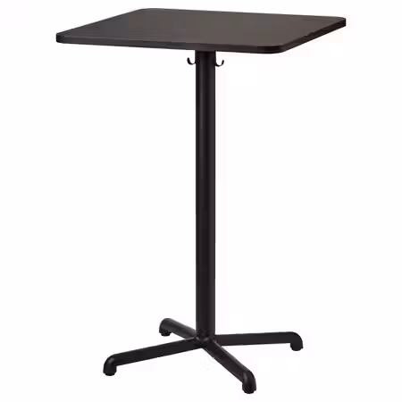 STENSELE Барный стол - антрацит/антрацит 70x70 см