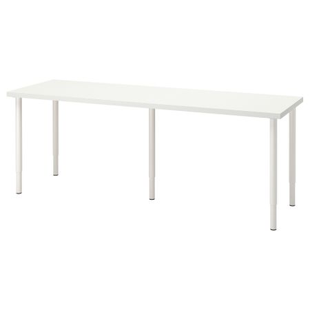 Письменный стол, белый, 200x60 см IKEA LAGKAPTEN ЛАГКАПТЕН, OLOV ОЛОВ 594.175.82