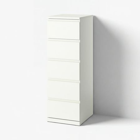 STORKLINTA Комод с 5 ящиками - белый 40x50x120 см