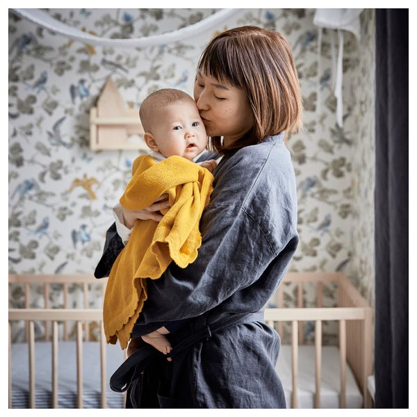 Одеяло детское, темно-желтый, 70x90 см IKEA SOLGUL СОЛГУЛЬ 804.212.52 - фото 3