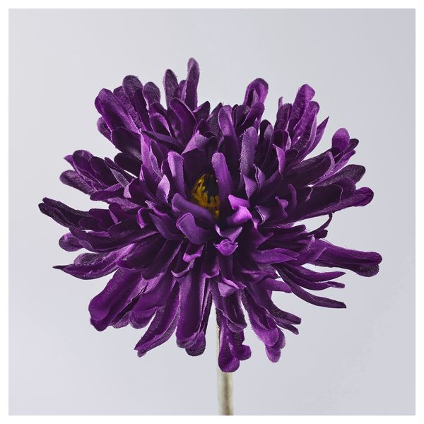 Цветок искусственный СМИККА, Хризантема, разные цвета (51 см) - схема-чертеж с размерами