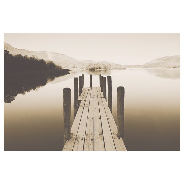 Постер, Пристань на рассвете, 91x61 см IKEA DRÖMBILD ДРЁМБИЛЬД 204.422.62 - фото 2