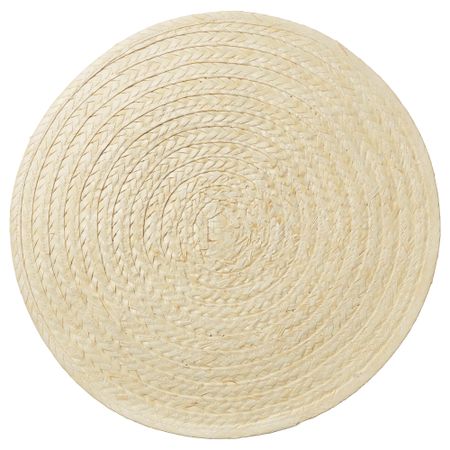 Салфетка под прибор СЛУТЕН, пальмовый лист, естественный (37 см)