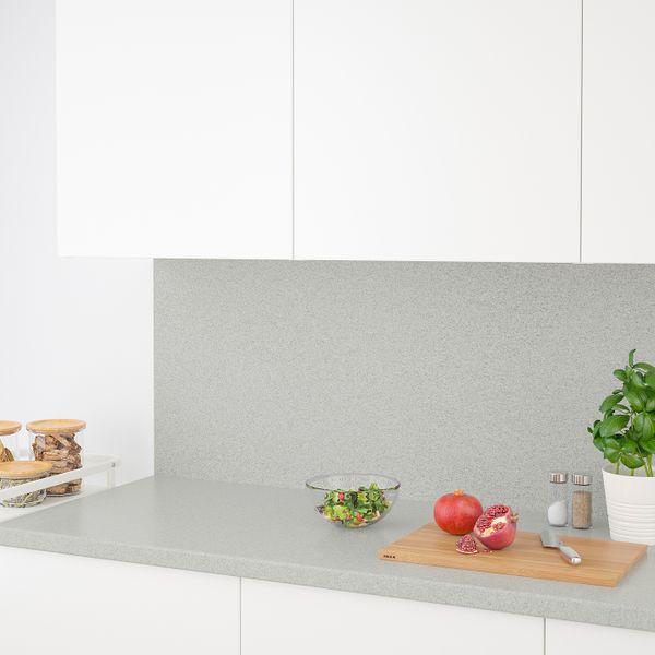 Настенная панель под заказ, серый под минерал/акрил 1 м²x1.2 см IKEA KLINGSTA КЛИНГСТА 704.544.22 - схема-чертеж с размерами