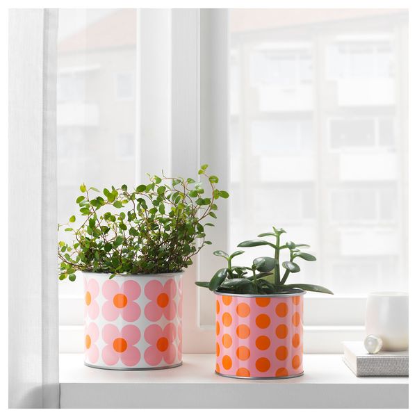 Кашпо,2 штуки СОММАР 2019, с рисунком - фото 2