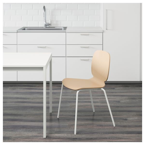 Стул СВЕН-БЕРТИЛЬ, береза, Брур-Инге белый - фото 2