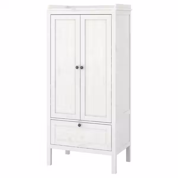 SUNDVIK Шкаф платяной - белый 80x50x171 см - фото 1