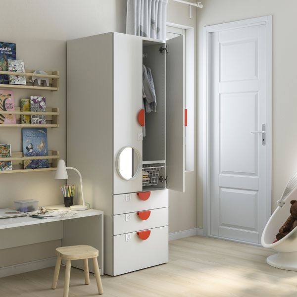 Гардероб IKEA SMÅSTAD СМОСТАД / OPPHUS ОПХУС 194.308.30 - фото 3