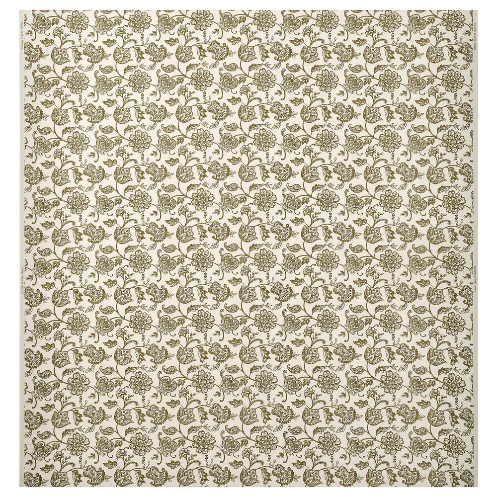 Ткань, неокрашенный/зеленый 150 см IKEA JUNIMAGNOLIA ЮНИМАГНОЛИЯ 604.559.12 - фото 1