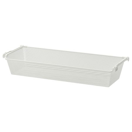 Сетчатая корзина с направляющими, белый 100x35 см IKEA KOMPLEMENT КОМПЛИМЕНТ 192.426.12