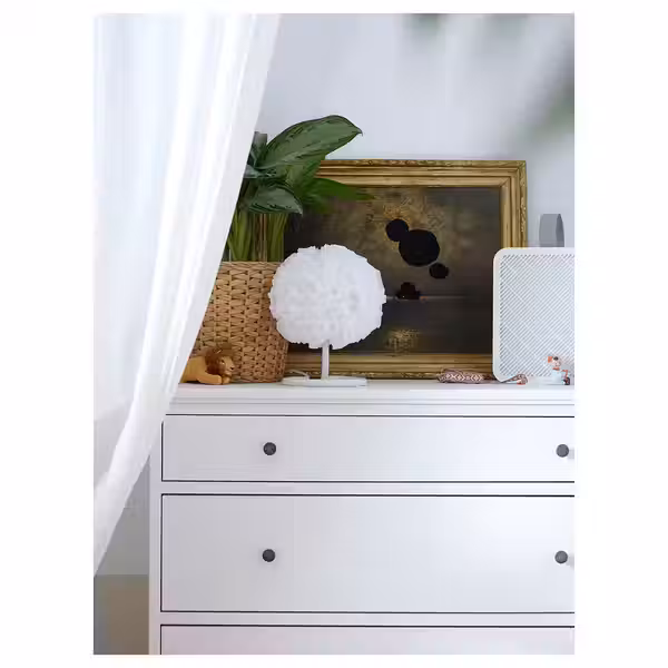 VINDKAST Лампа настольная - белый 26 см - фото 3