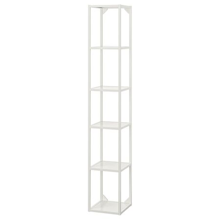 Высокий каркас с полками, белый 30x30x180 см IKEA ENHET ЭНХЕТ 305.052.25