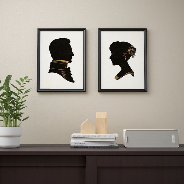 Постер, Он и она, 30x40 см IKEA DRÖMBILD ДРЁМБИЛЬД 604.469.32 - схема-чертеж с размерами