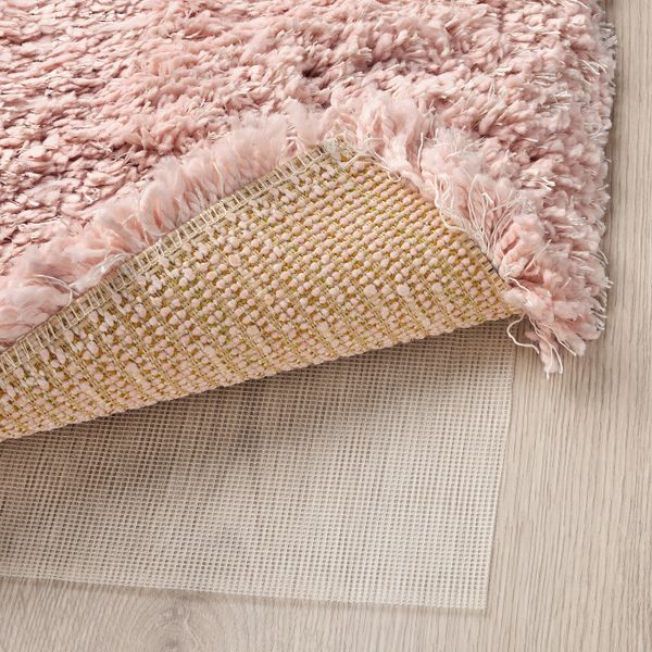 Ковер, длинный ворс, бледно-розовый 133x195 см IKEA VOLLERSLEV ВОЛЛЕРСЛЕВ 504.925.47 - схема-чертеж с размерами