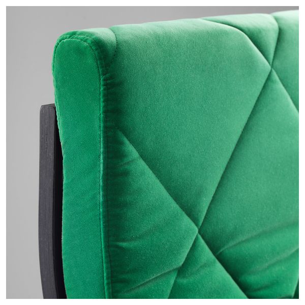 Кресло ПОЭНГ, черно-коричневый, Сандбакка зеленый - схема-чертеж с размерами