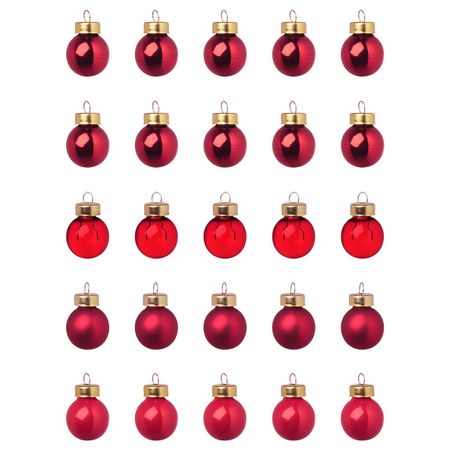 Украшение, шар, стекло красный 2 см IKEA VINTER 2020 ВИНТЕР 2020 704.668.49