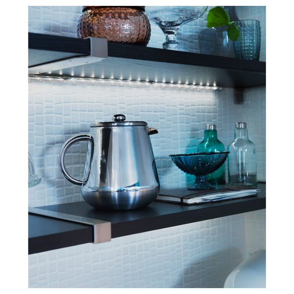 Светодиодная подсветка, 3 шт. ЛЕДБЕРГ, белый - схема-чертеж с размерами