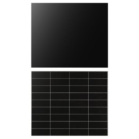 Настенная панель ФАСТБУ, двусторонний черный, под плитку черный (60x50 см)