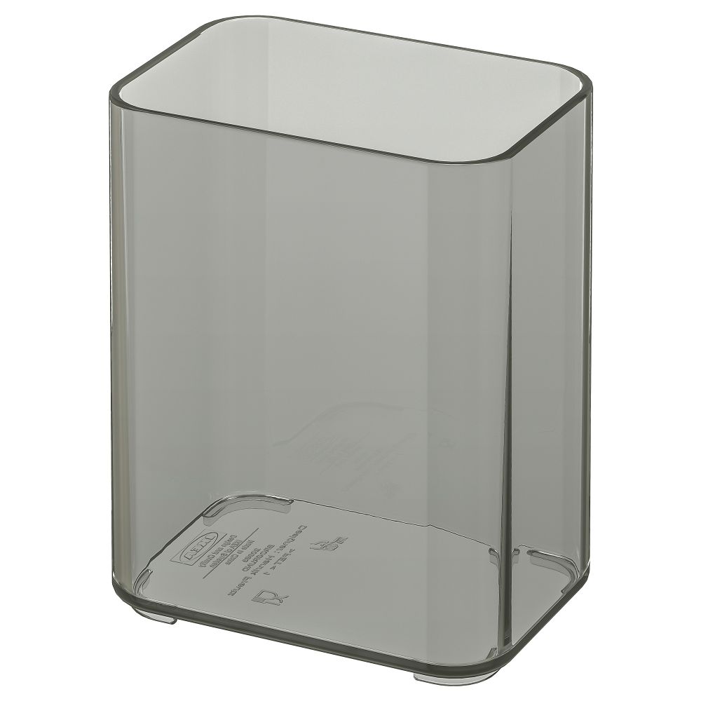 Стакан БРОГРУНД, прозрачный серый - фото 1
