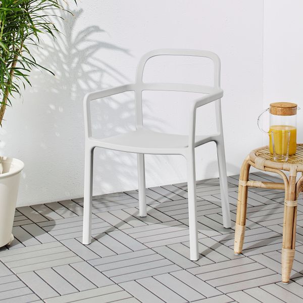 Легкое кресло для дома/сада, светло-серый IKEA ЮППЕРЛИГ 203.474.44 - фото 3