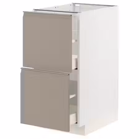 METOD / MAXIMERA Напольный шкаф 2фасада/2выс ящика