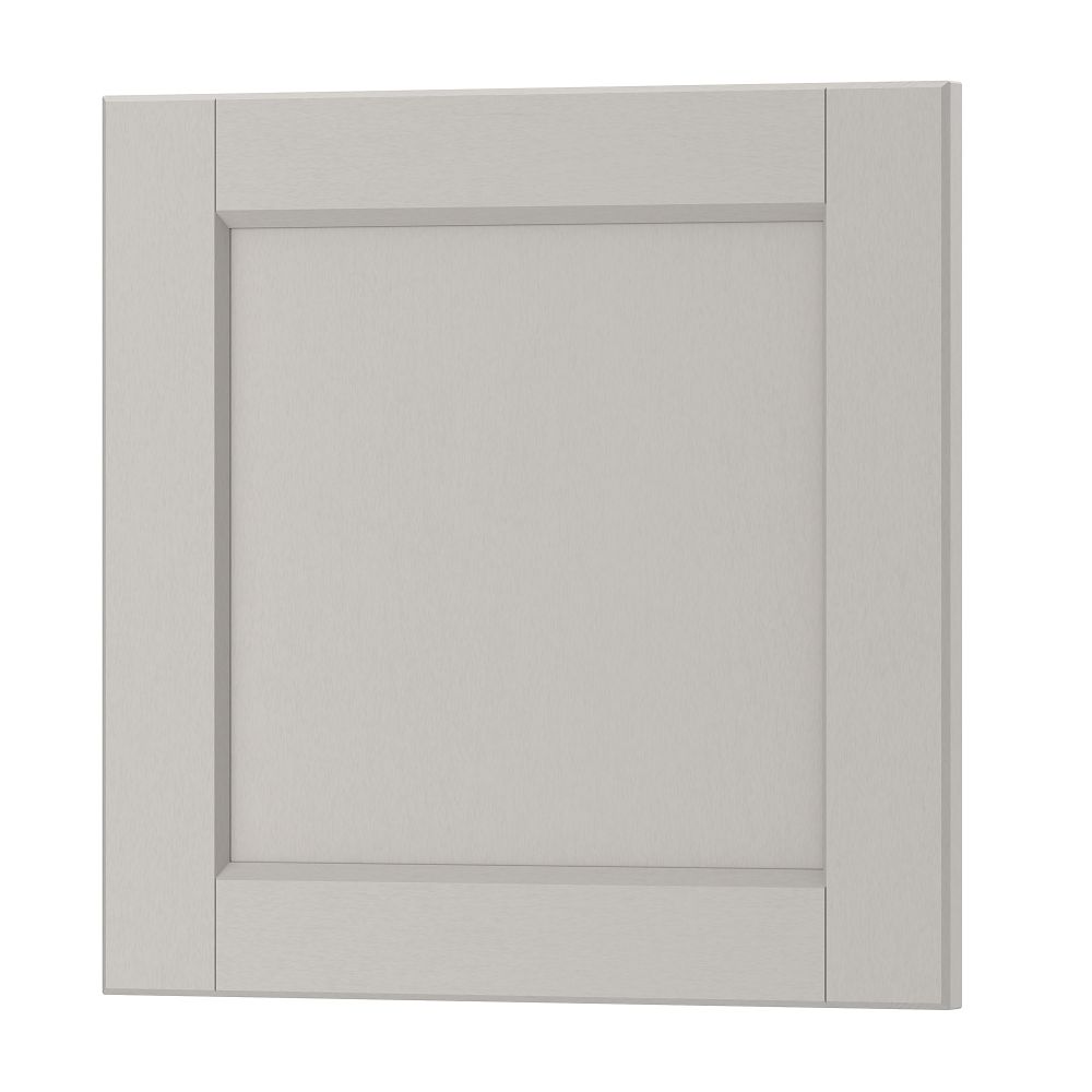 Фронтальная панель ящика ЛЕРХЮТТАН, светло-серый - схема-чертеж с размерами