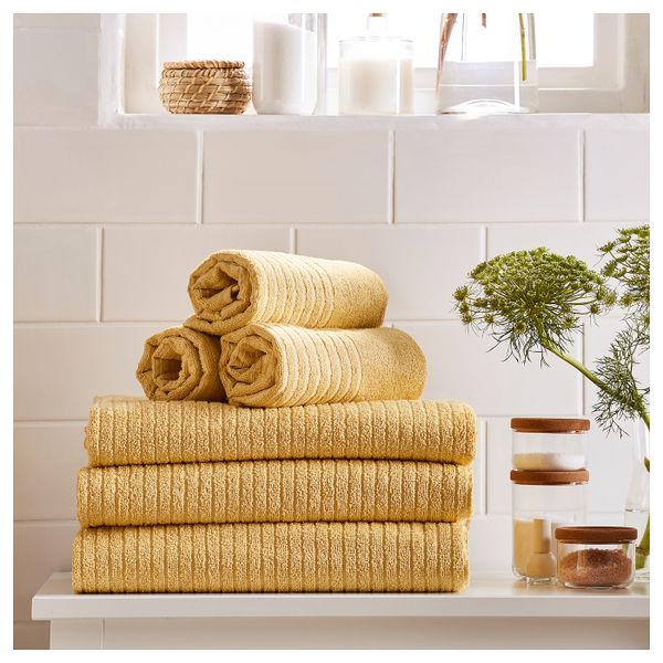 Простыня банная, светло-желтый, 100x150 см IKEA ВОГШЁН 703.555.54 - фото 4