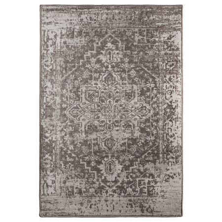 Ковер, короткий ворс, с рисунком/серый 80x125 см IKEA GERLEV ГЕРЛЕВ 104.897.83