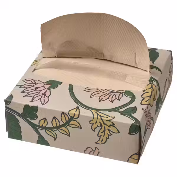 SMÖRFISK СМЁРФИСК Салфетка бумажная - с рисунком/разноцветный 16x32 см - фото 1