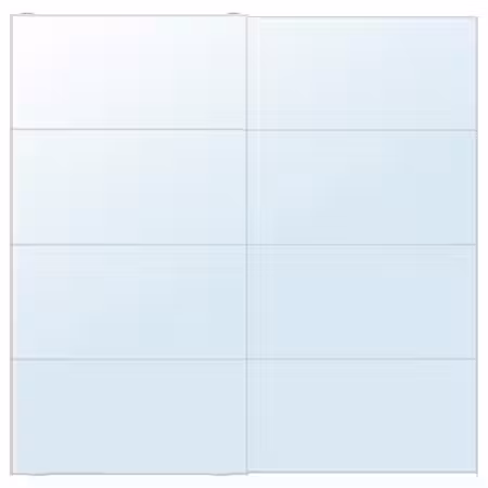 AULI Пара раздвижных дверей - зеркальное стекло 200x201 см