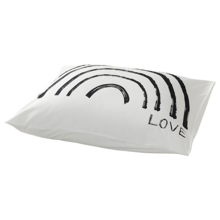 Наволочка, белый, радуга, 50x60 см IKEA TAPETMAL 805.264.14